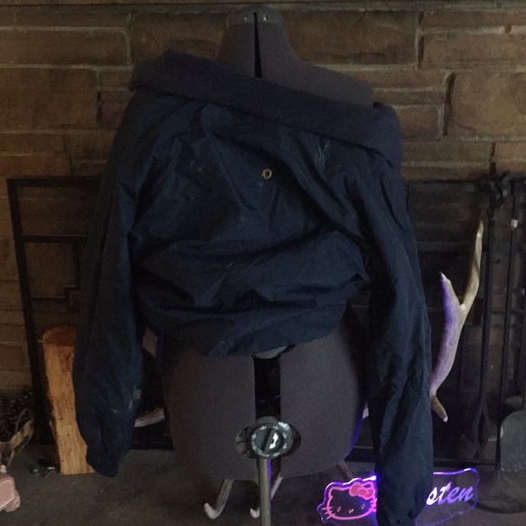 LAST CHANCE! ✨Vintage navy zip up jacket - Picture 5 of 5